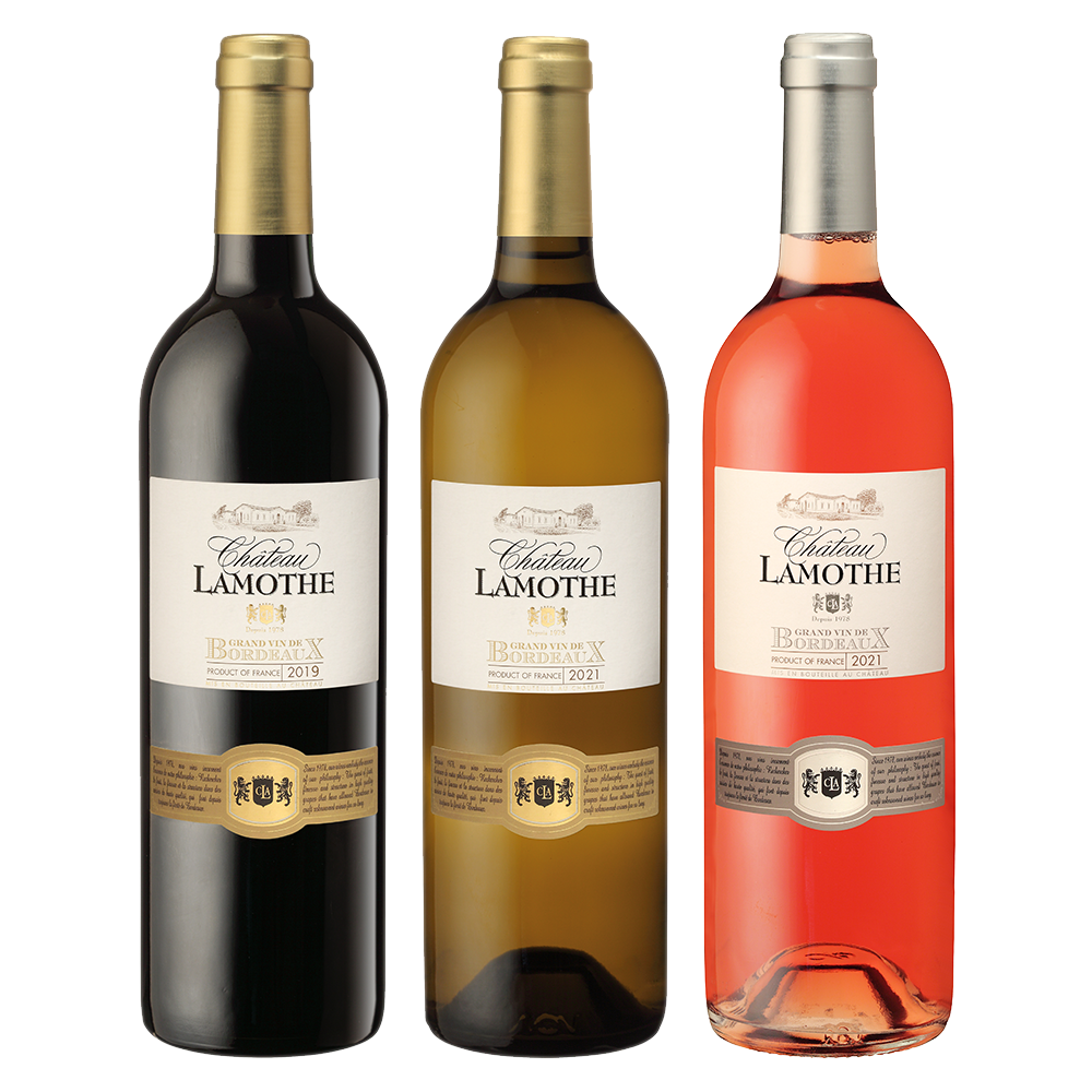 Château LAMOTHE- Le Trio Incontournable